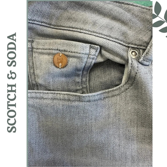 Scotch & Soda Women’s Light Grey Skinny Jean Premium Stretch Size 29 - Picture 7 of 7